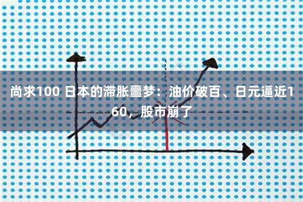 尚求100 日本的滞胀噩梦：油价破百、日元逼近160，股市崩了